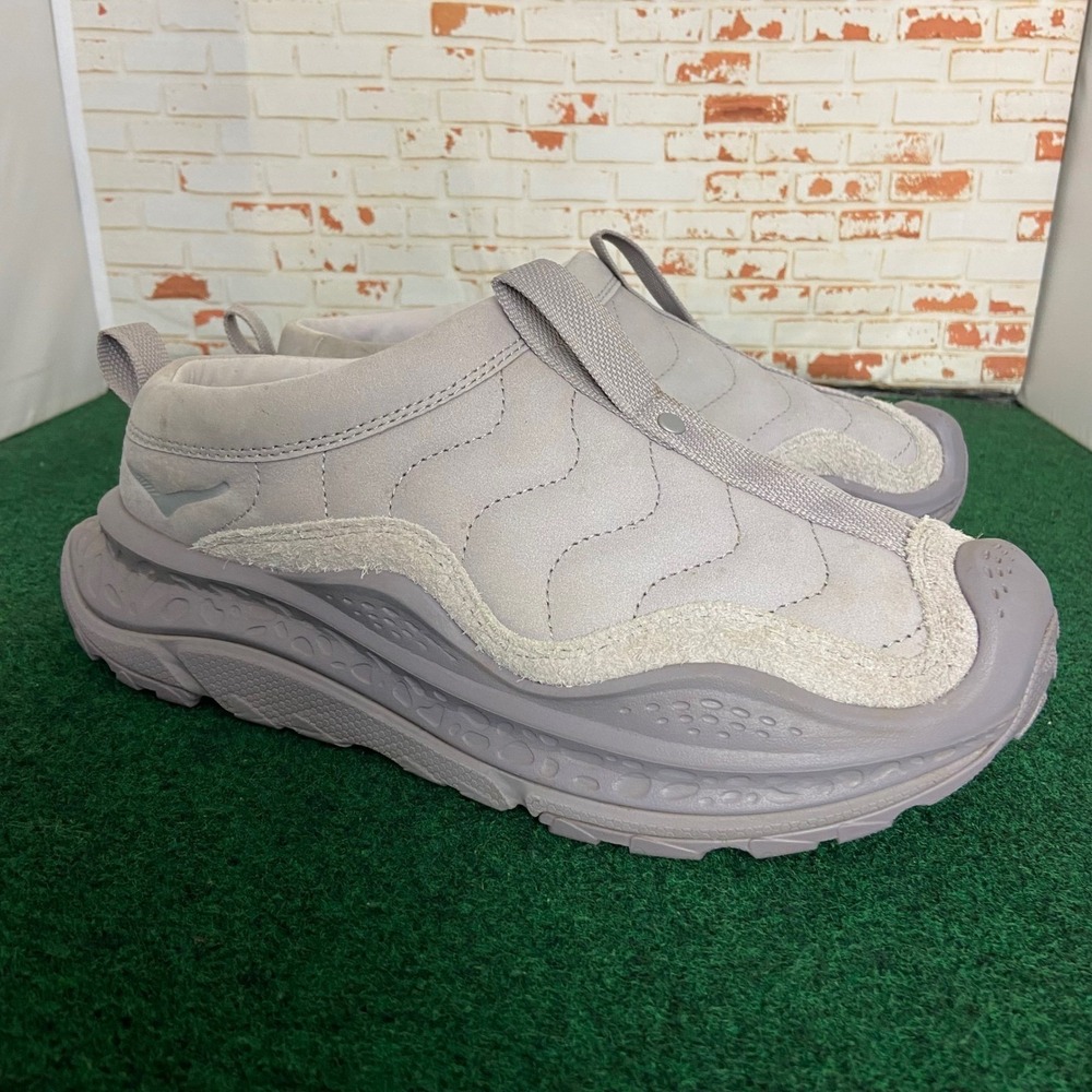 Hoka One One Ora Primo Women 8.5 Moonstone Astral Recovery Slip On Mules 1141501